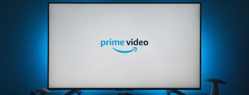 A large television displays the Prime Video logo, a sight many Amazon Prime Video Canada users are familiar with.