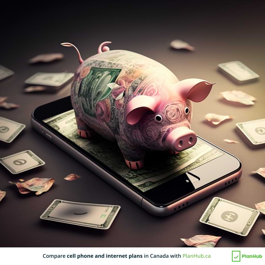 PlanHub Piggybank Cell Phone