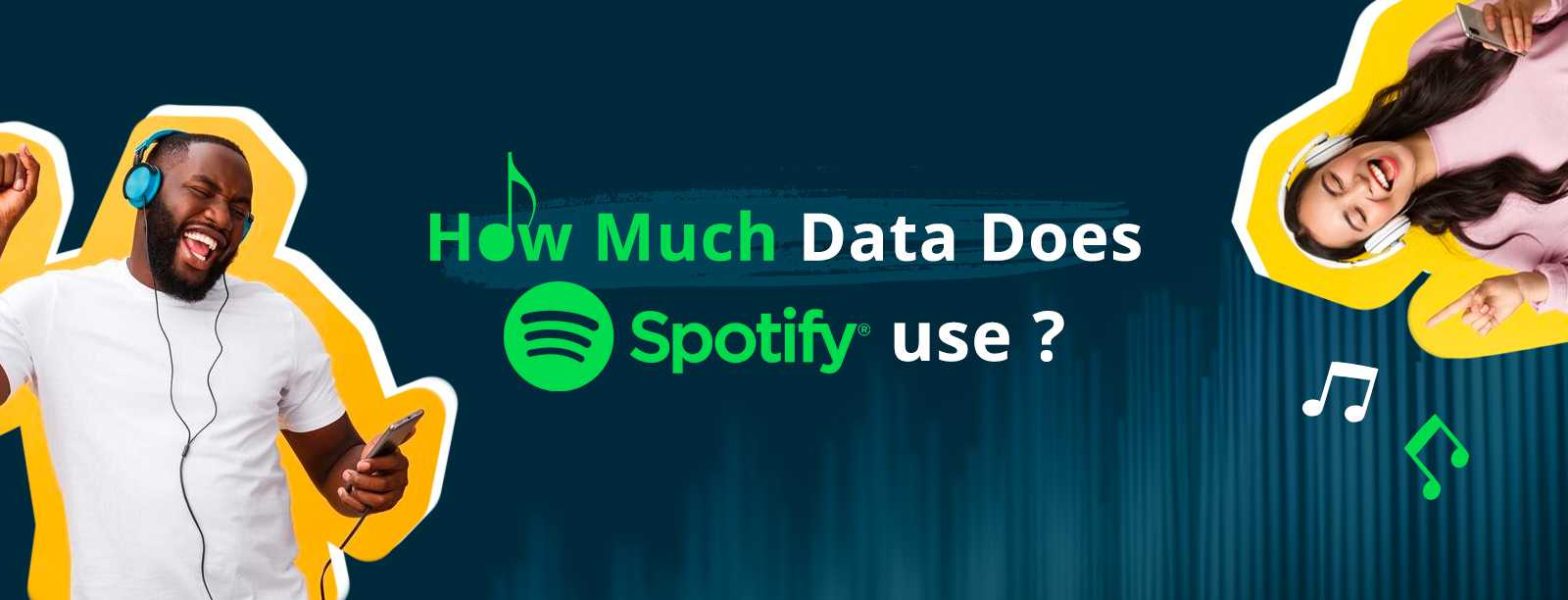 How much data does Spotify use?